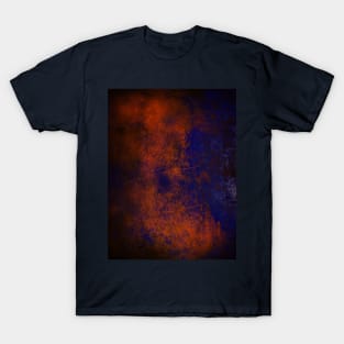 Brown blue grunge T-Shirt